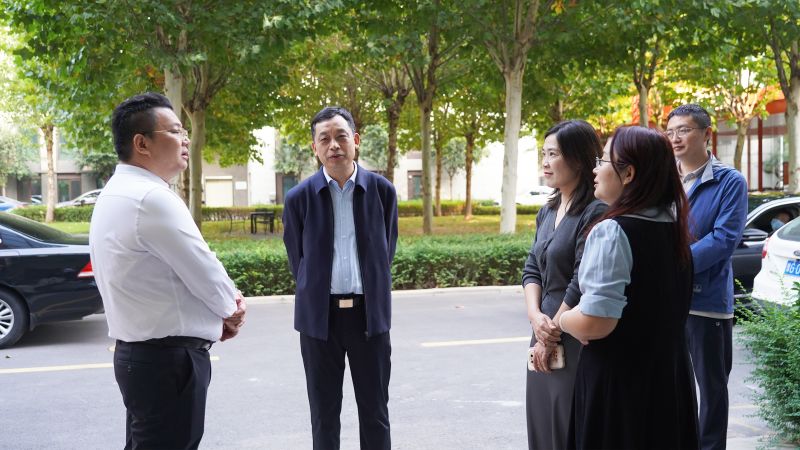 欢迎市委外办一行莅临时搏在线开户调研指导